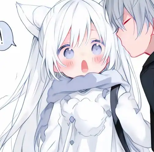 新的可爱363436373039动漫情侣头像