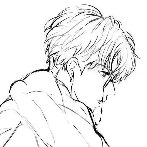 铅笔漫画帅哥头像漫画 帅哥 黑白简笔画帅哥漫画图片大全 漫画人物