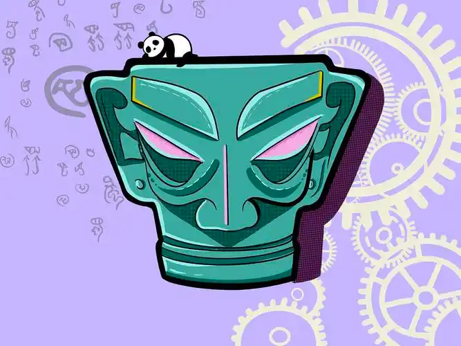 三星堆|插画|商业插画|jie61 - 原创作品 - 站酷 (zcool)