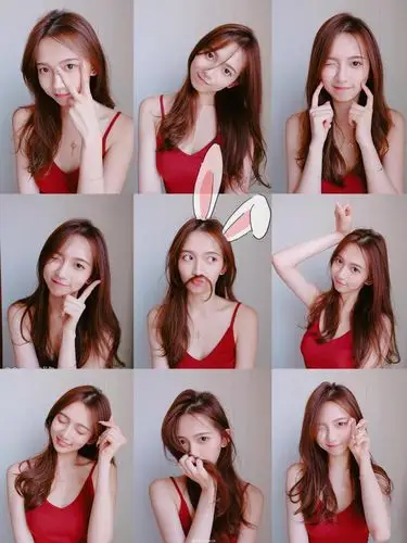 78九宫格自拍姿势7877少女风调色教程