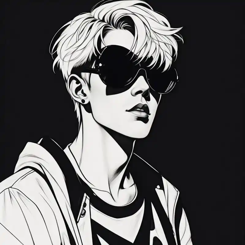 男生头像|痞帅黑白头像 男生黑白头像,痞帅风格,高清无水印,需要自取