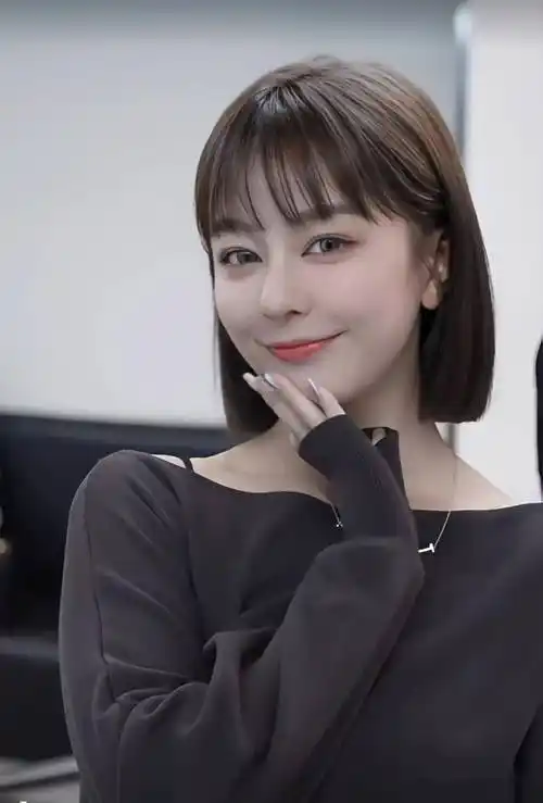 2023初春超a"一刀切"短发,真的爱了!_发型_多多_网络