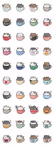 手残如我也能画的小图案diy手账必备素材萌萌治愈系