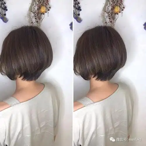 气质型的波波头优雅又大气剪短发的首选