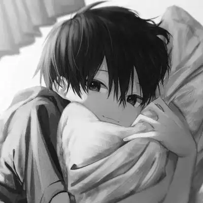 痞帅黑白动漫男头像图片
