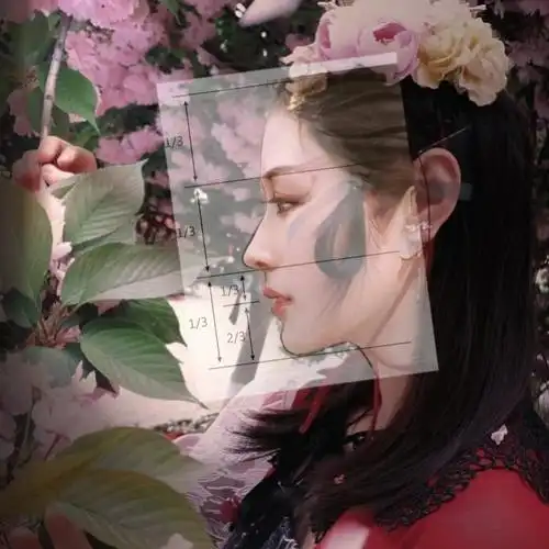 侧脸模板p出来怎么会这样