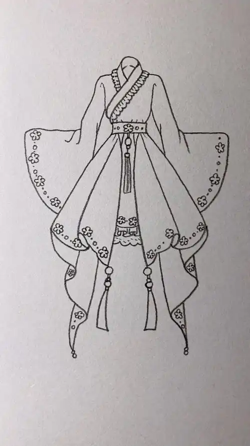 这汉服是不是很漂亮,如果能做出来就更美了