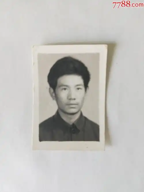 老照片黑白相片1寸照