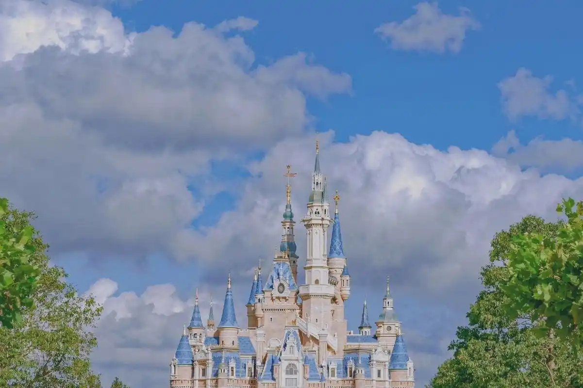 蓝色系61上海迪士尼61治愈壁纸 一组蓝色唯美梦幻桌面背景,平板