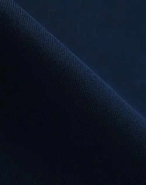 藏蓝色长袖中腰连衣裙