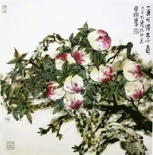 国画写意花鸟画家曹瑞华作品欣赏