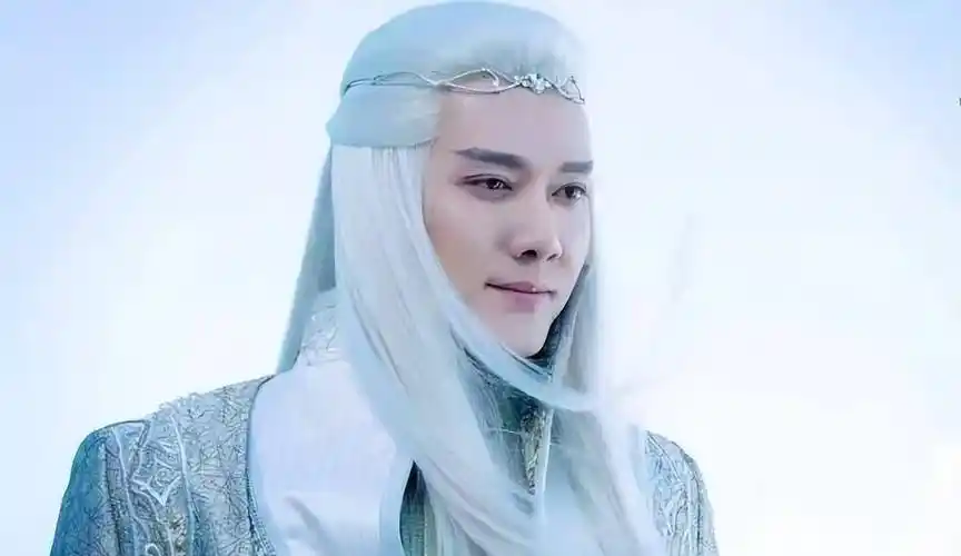 古装电视剧的演员,但其实真正让他出圈的正是现实生活中白发造型的他