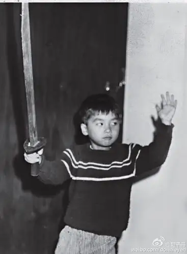 甄子丹晒童年弹钢琴照 网友:真是文武双全(图)