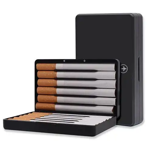 丹麦vanlemn高档金属烟盒20支超薄款男便携创意个性烟盒