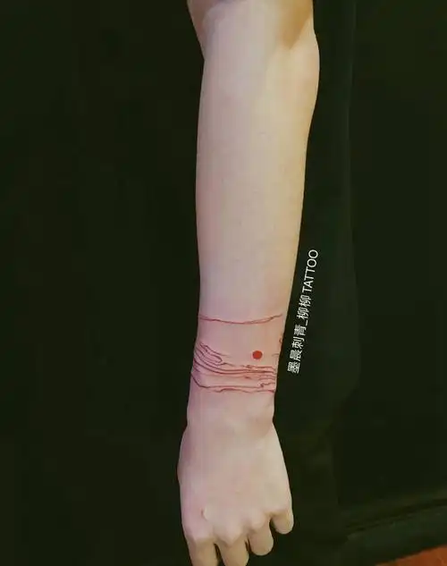 手环纹身图片_手臂纹身图案