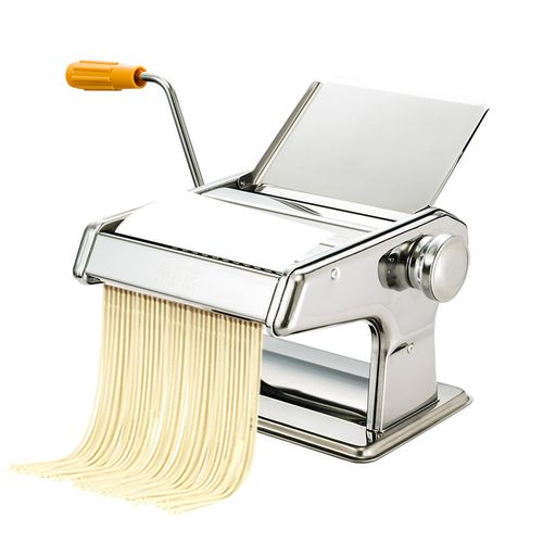 宝优妮压面机家用手动小型不锈钢手摇擀面机