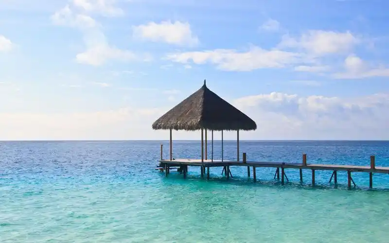 马尔代夫唯美海岸风景桌面壁纸