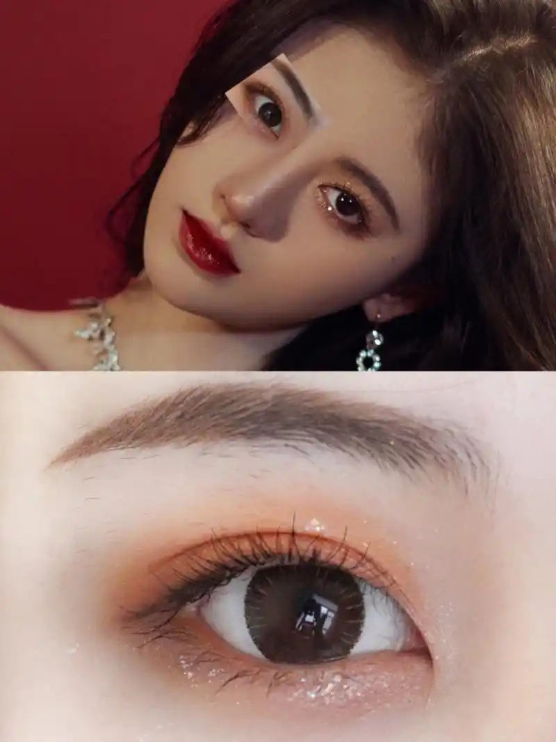 的鞠婧祎仿妆08普通人也可以化的大地色深邃心机眼妆和微笑m唇教程