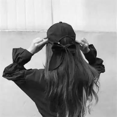 黑白头像背影伤感女 女生头像图片大全 -【爱个性】