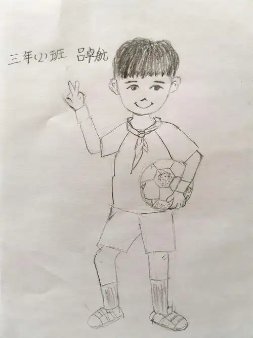 跟着中国人物画的鼻祖顾恺之来画"自画像"活动-学生作品展示