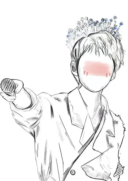 王俊凯青春无畏  #宝藏男孩王俊凯  #爱豆安利  #手绘  #线稿