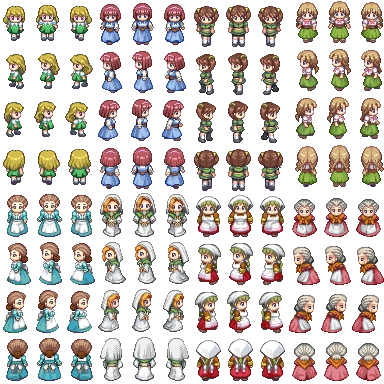 rpgvx版rpgxp行走图