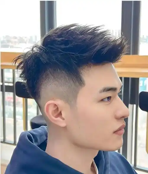 效果大不一样,帅的各有特色_男士_发型_头发
