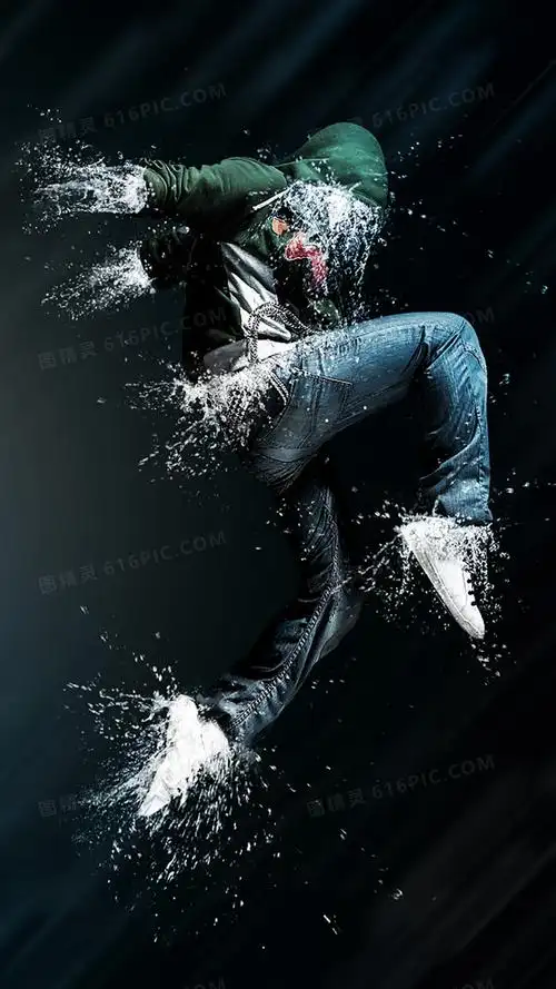 时尚创意炫酷街舞大气背景4724 × 2362jpgpsd动感街舞培训宣传单设计