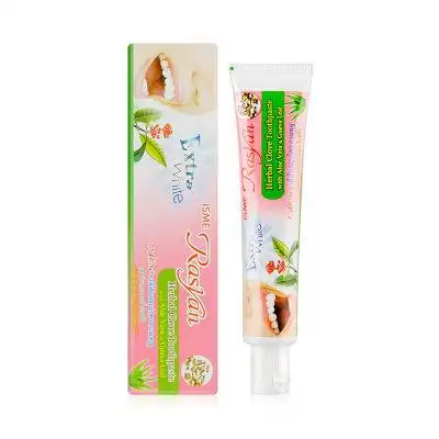 泰国rasyan牙膏30g 美白牙齿口腔护理洁牙 去牙渍黄牙清新口气=_4折现