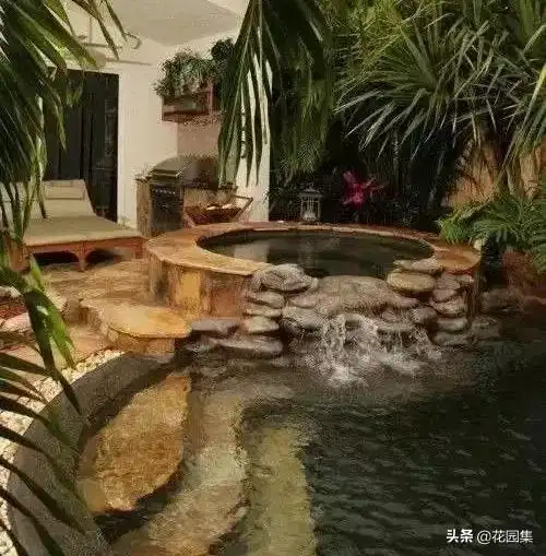 庭院水池设计效果图风水庭院水池风水位置示意图