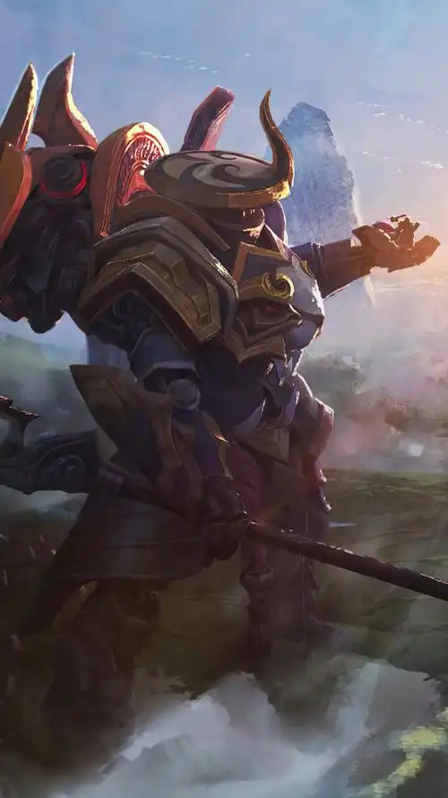 lol英雄联盟 武器大师 贾克斯 jax 王国机神 手机壁纸