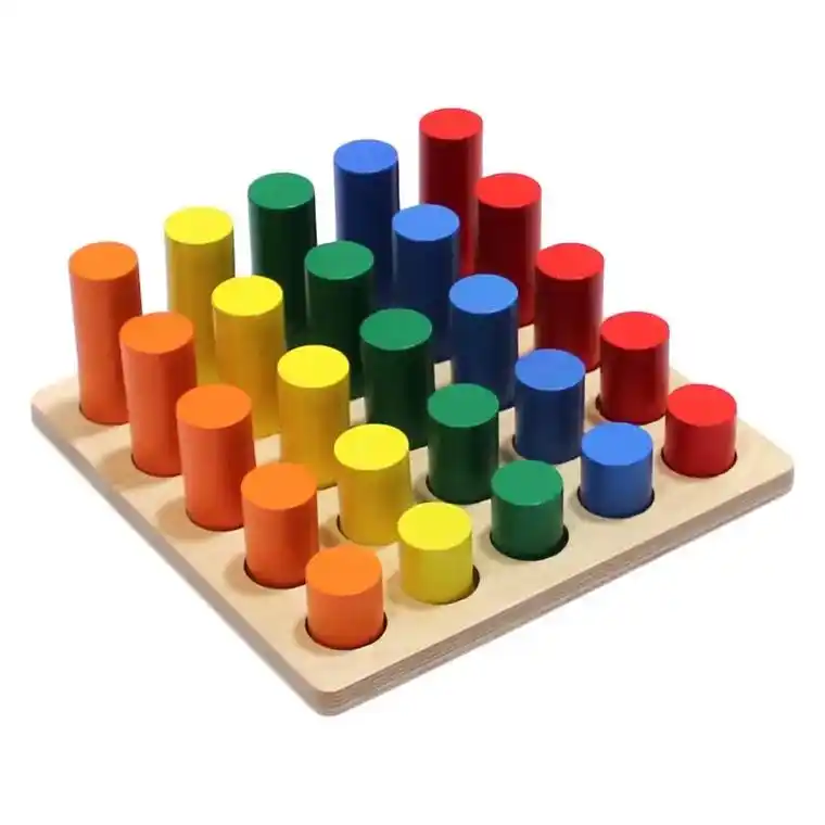 【圆柱体阶梯●蒙氏感官教具】🍄 【圆柱体阶梯●蒙氏感官教具 - 抖