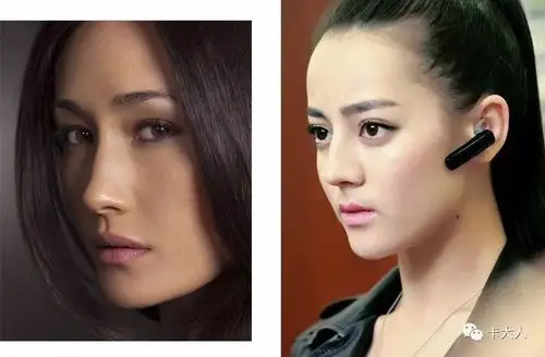 maggie q也是同样的低颧骨,但她眉骨比较高