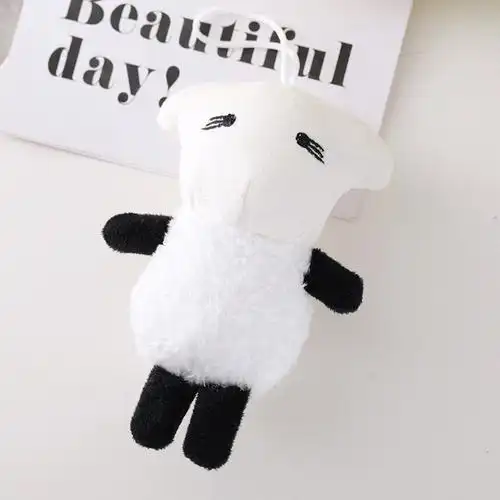 tfboys易烊千玺同款钥匙扣易只烊挂件可爱毛绒公仔一只羊包包挂件