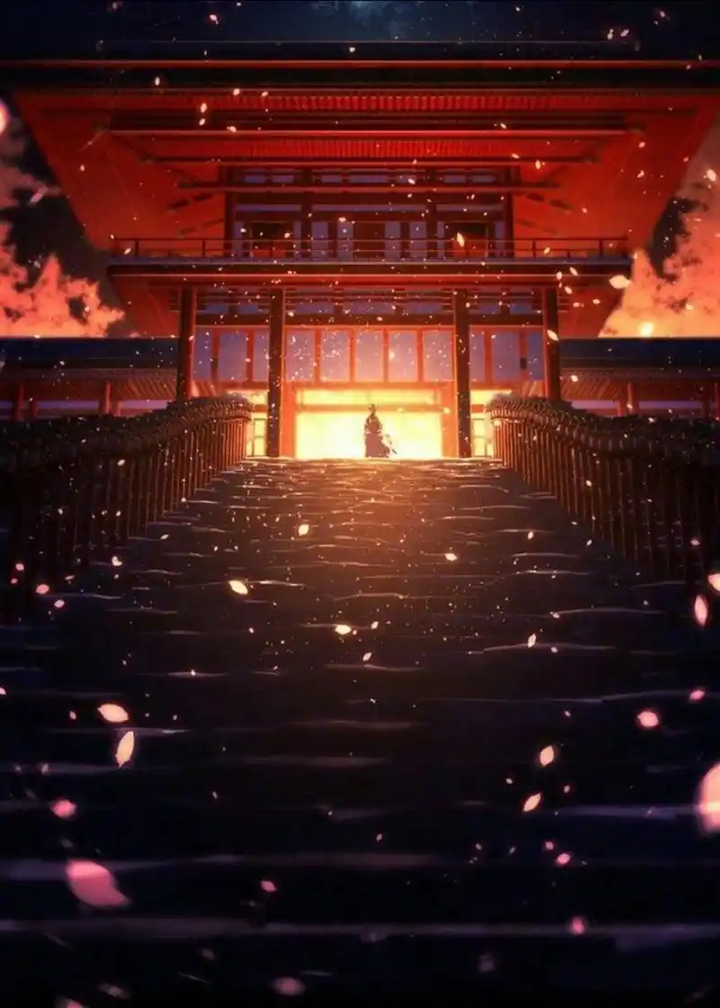 天官赐福壁纸 风景壁纸 为你花开门城,为你明灯三千 为君长明灯一晌