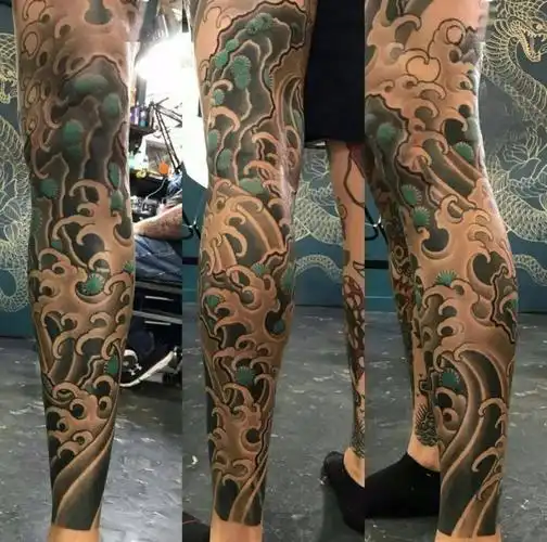 你说喜欢海,我就一直浪 | 海浪纹身_日本