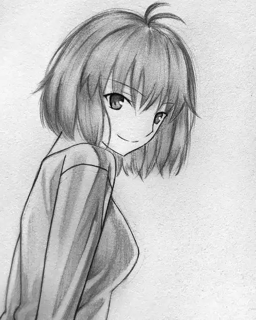 素描动漫手绘满足了我二次元的幻想