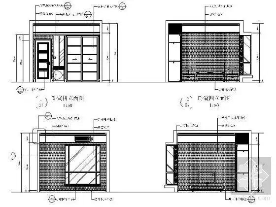 立即下载       跪求: 两栋3层半别墅cad平面图,立面