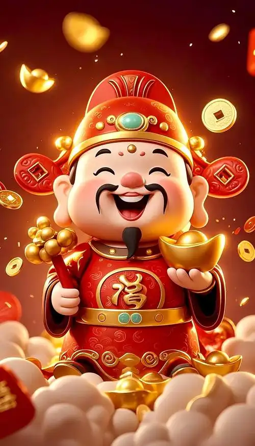 初五迎财神好运壁纸及贴士