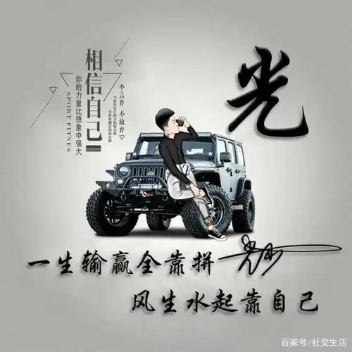 每一张都是原创设计,四十五张大气励志签名头像设计,设计好了