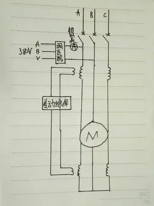 检验结果:开关侧和电机侧的电流均为0.1a,差动电流为0.