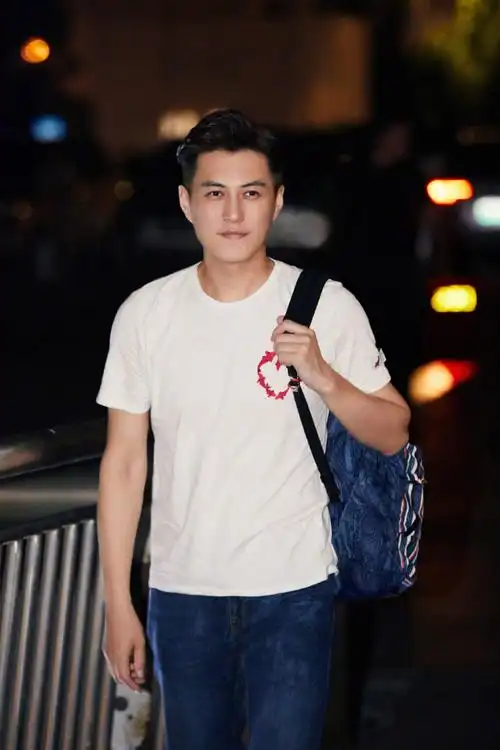 > 靳东简洁机场街拍写真图片(6/6)