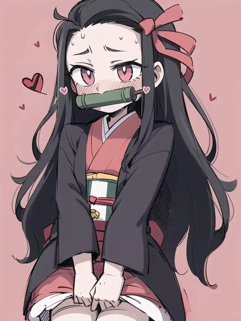 吸.#鬼灭之刃#祢豆子#动漫#ai#同人 - 抖音