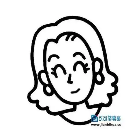人物妈妈头像简笔画图片大全集