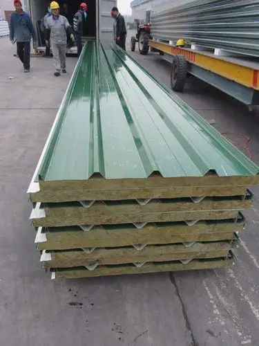 高品质的建筑材料吸声和防火岩棉三明治面板