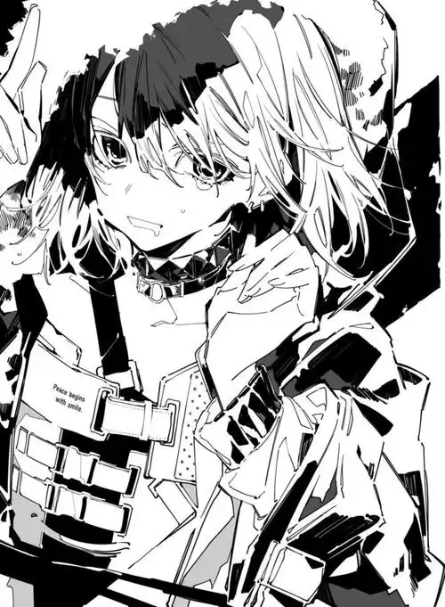 黑白插画图片壁纸