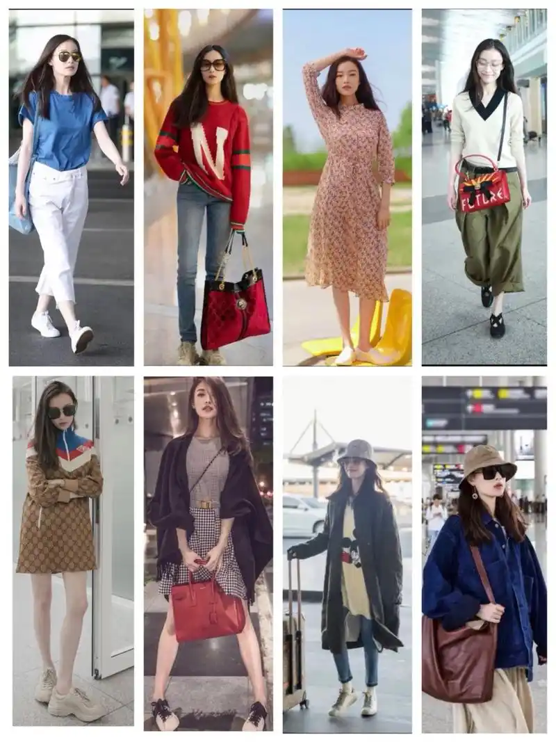 倪妮穿搭合集,简单,休闲,喜欢慵懒休闲风的mm不要错过哟