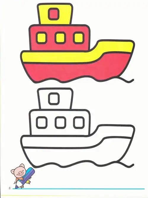 99今天分享美术涂色,适合小班幼儿～99喜欢的老师直接保存即可