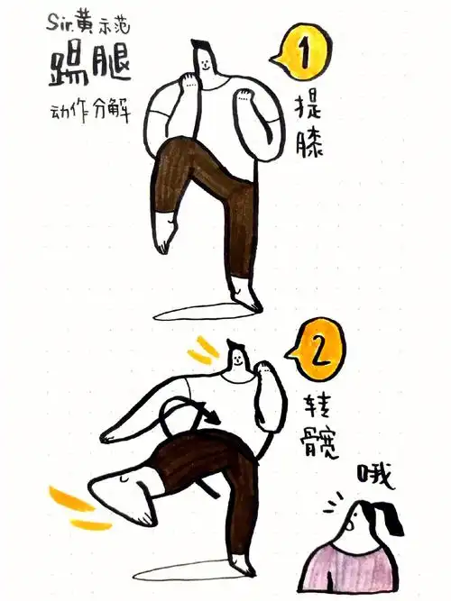 教练与我的格斗动作示范