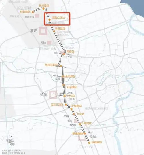 嘉闵线嘉戬公路站开工